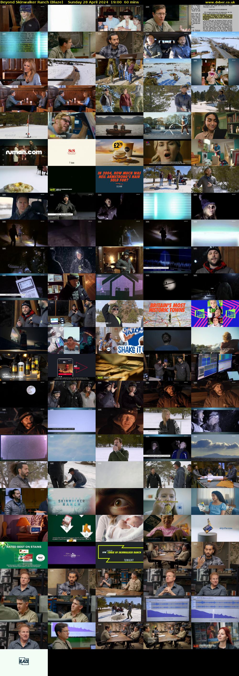Beyond Skinwalker Ranch (Blaze) Sunday 28 April 2024 19:00 - 20:00