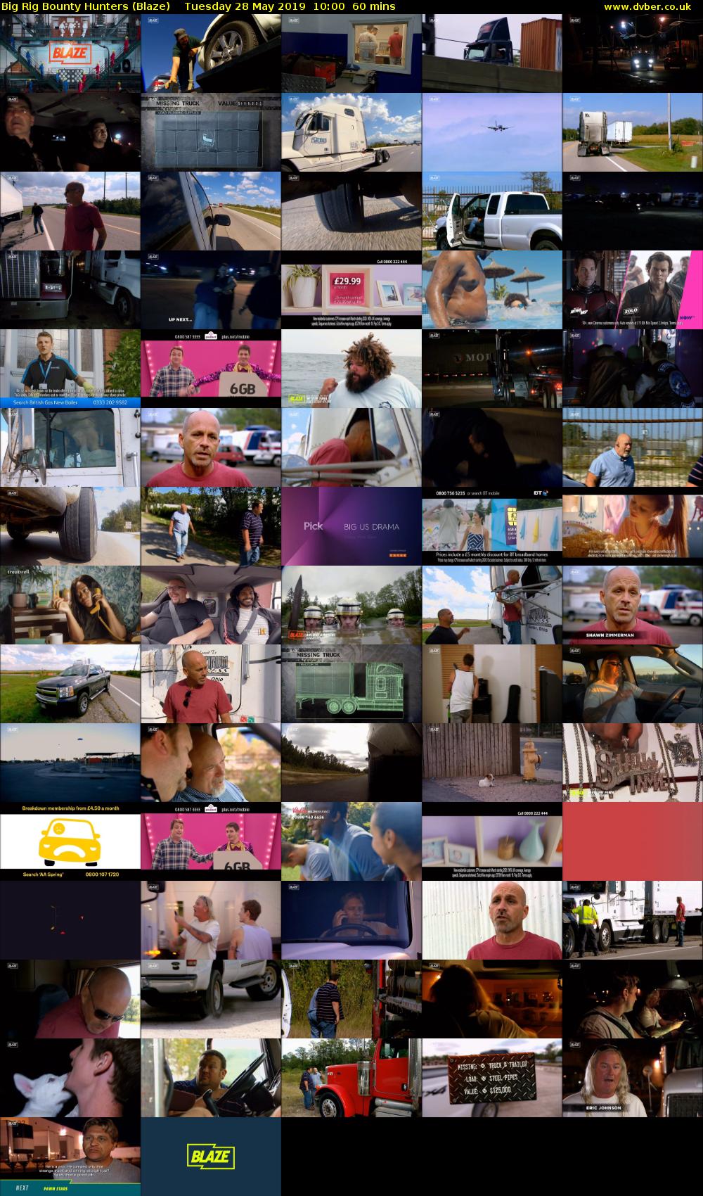Big Rig Bounty Hunters (Blaze) Tuesday 28 May 2019 10:00 - 11:00