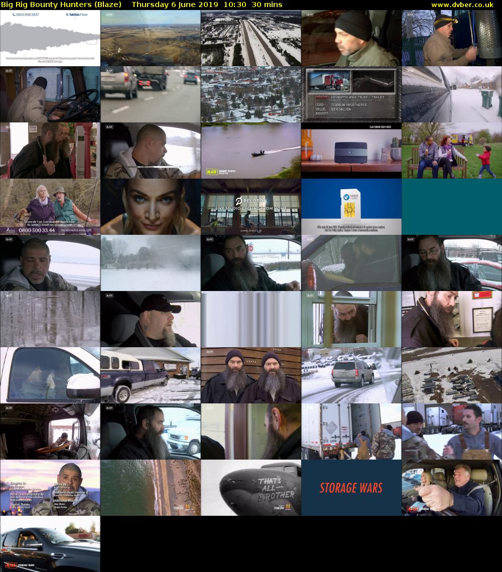 Big Rig Bounty Hunters (Blaze) Thursday 6 June 2019 10:30 - 11:00