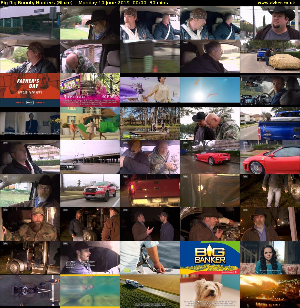 Big Rig Bounty Hunters (Blaze) Monday 10 June 2019 00:00 - 00:30