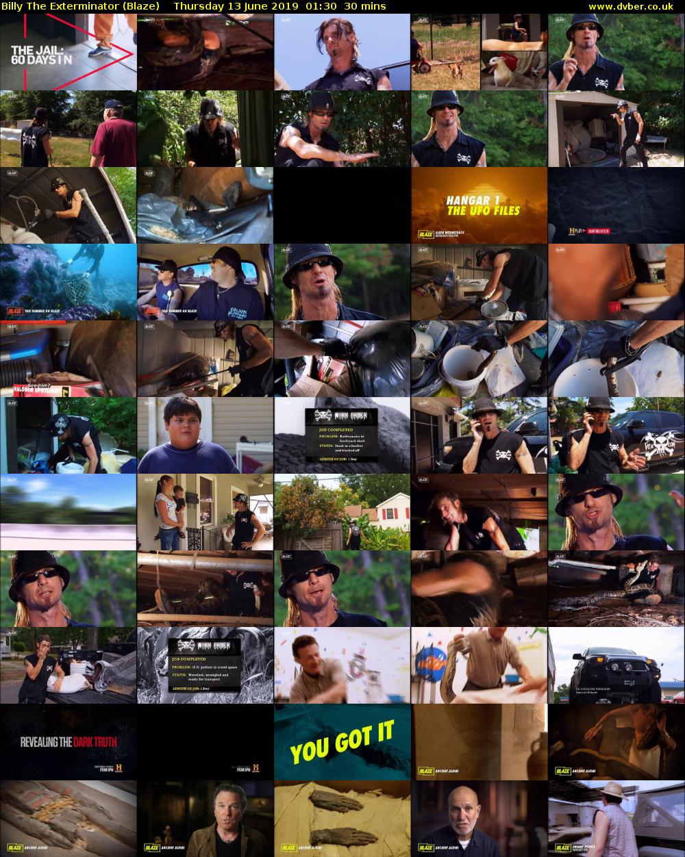 Billy The Exterminator (Blaze) Thursday 13 June 2019 01:30 - 02:00