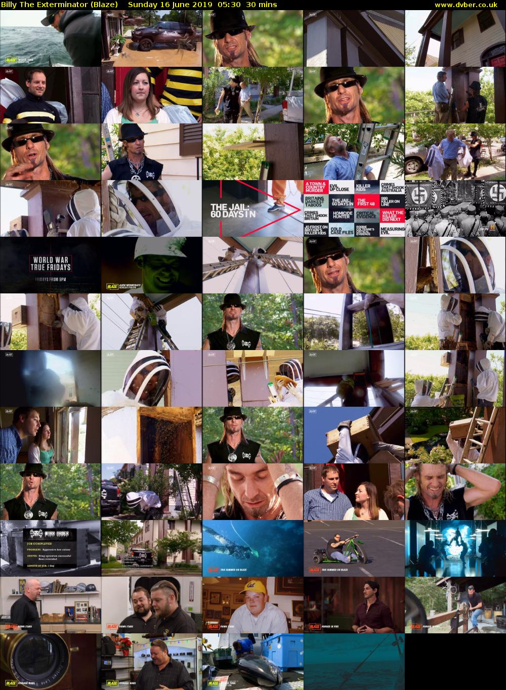 Billy The Exterminator (Blaze) Sunday 16 June 2019 05:30 - 06:00