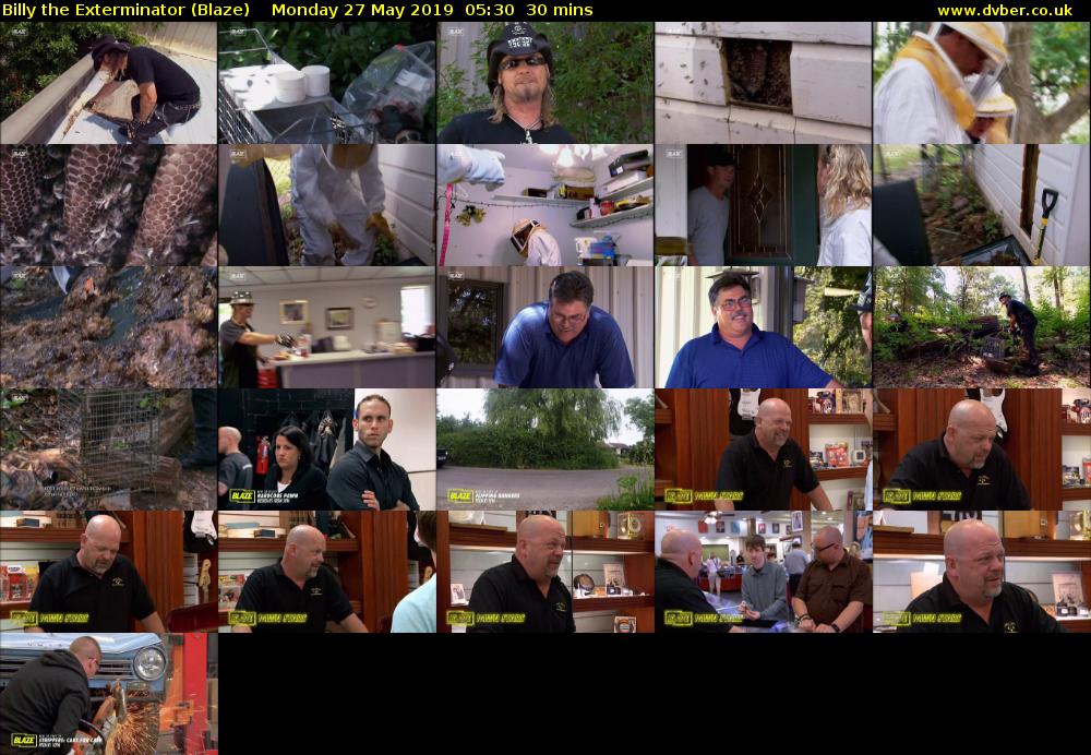 Billy the Exterminator (Blaze) Monday 27 May 2019 05:30 - 06:00