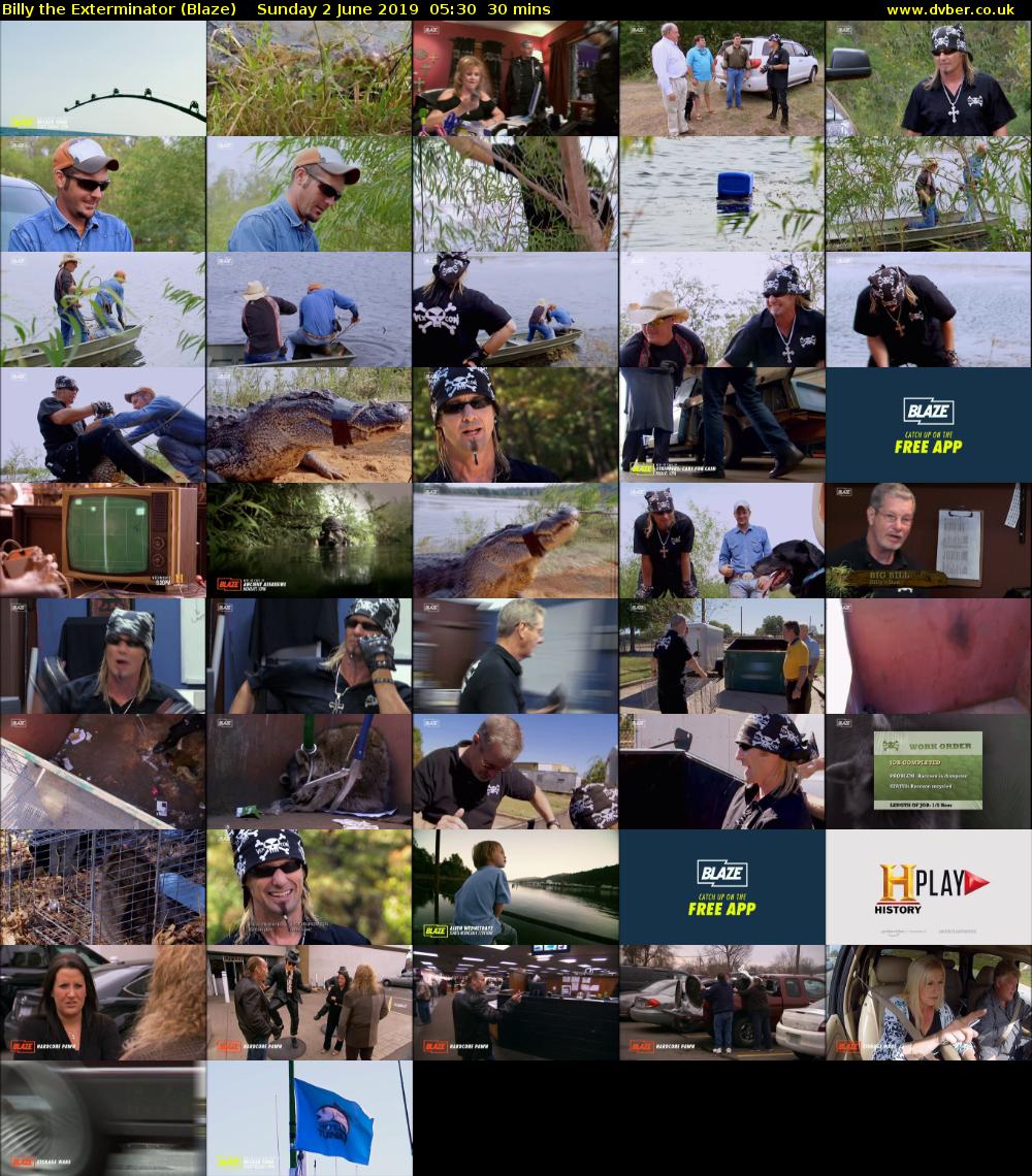 Billy the Exterminator (Blaze) Sunday 2 June 2019 05:30 - 06:00