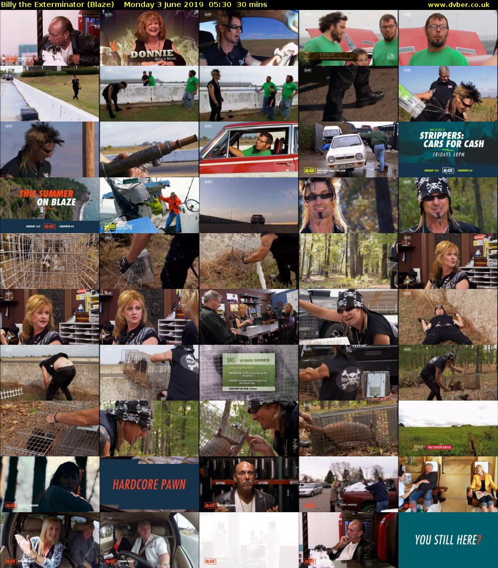 Billy the Exterminator (Blaze) Monday 3 June 2019 05:30 - 06:00