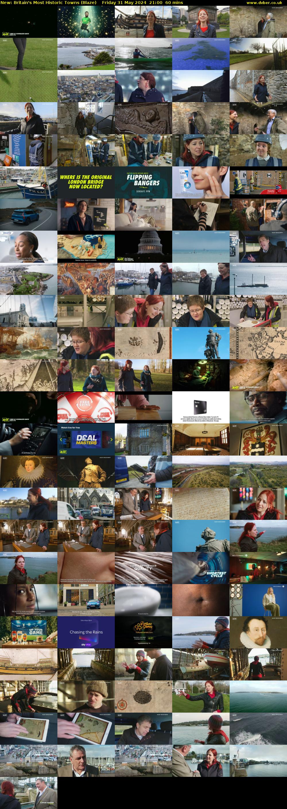 Britain's Most Historic Towns (Blaze) Friday 31 May 2024 21:00 - 22:00