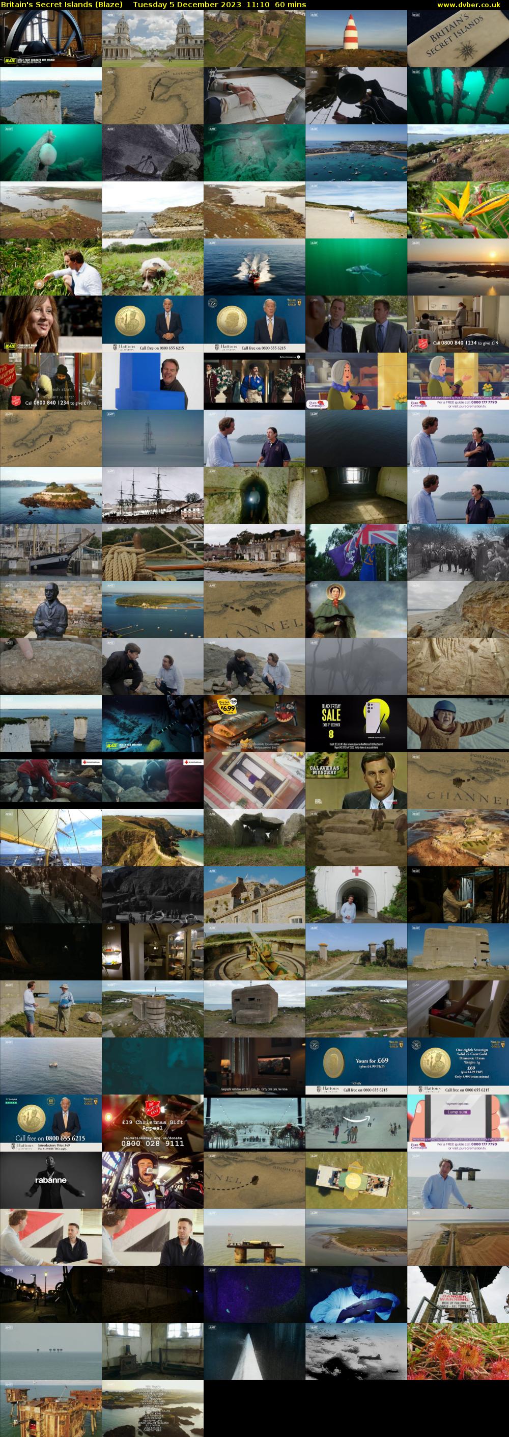 Britain's Secret Islands (Blaze) Tuesday 5 December 2023 11:10 - 12:10