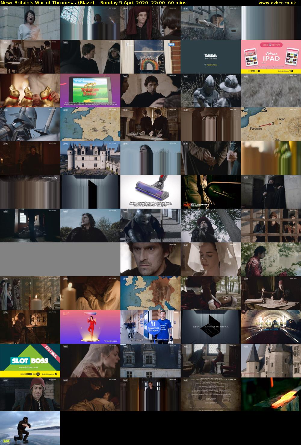 Britain's War of Thrones... (Blaze) Sunday 5 April 2020 22:00 - 23:00