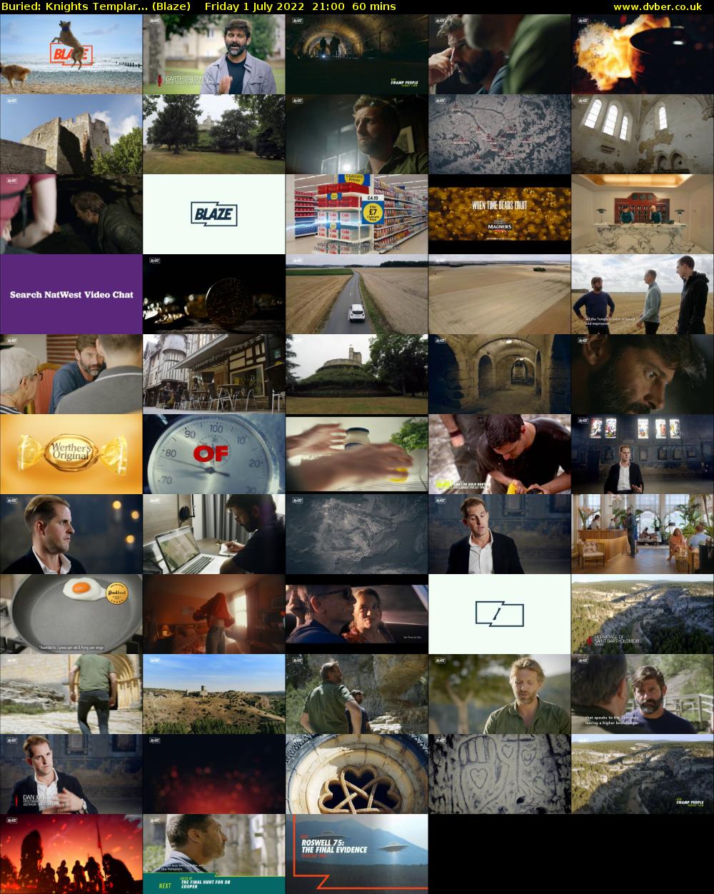 Buried: Knights Templar... (Blaze) Friday 1 July 2022 21:00 - 22:00