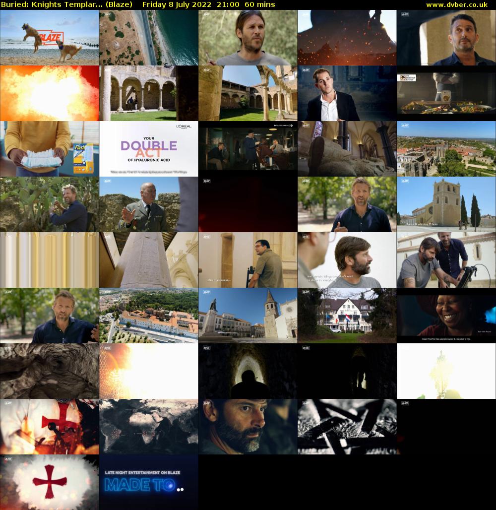 Buried: Knights Templar... (Blaze) Friday 8 July 2022 21:00 - 22:00