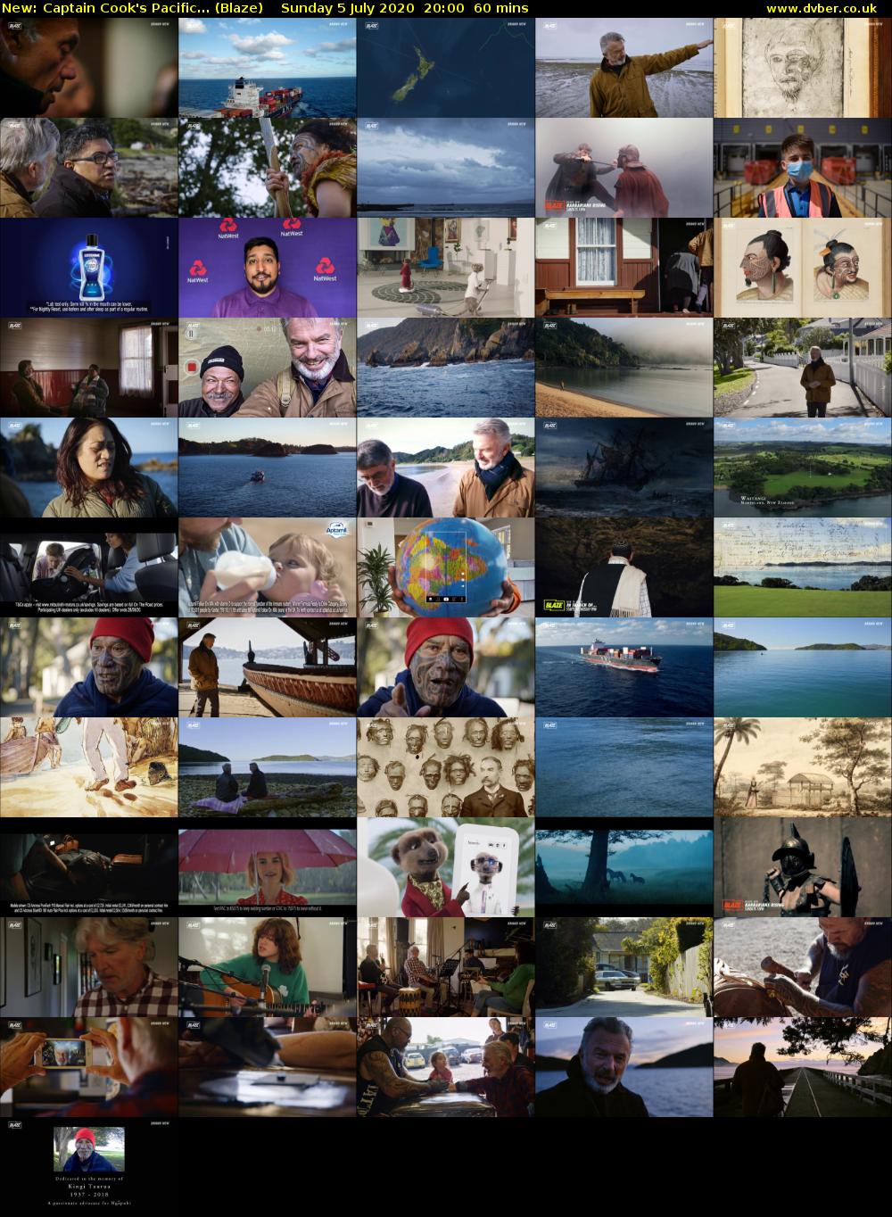 Captain Cook's Pacific... (Blaze) Sunday 5 July 2020 20:00 - 21:00