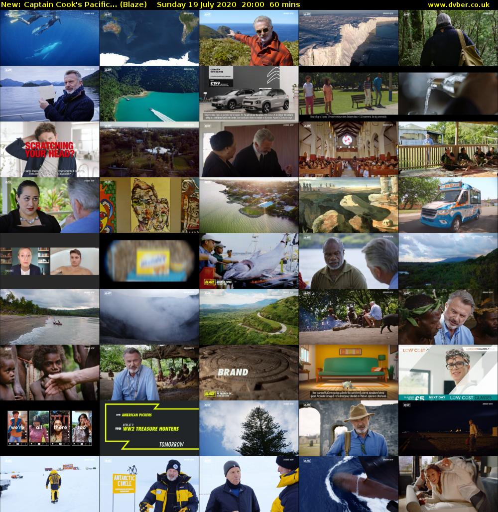 Captain Cook's Pacific... (Blaze) Sunday 19 July 2020 20:00 - 21:00