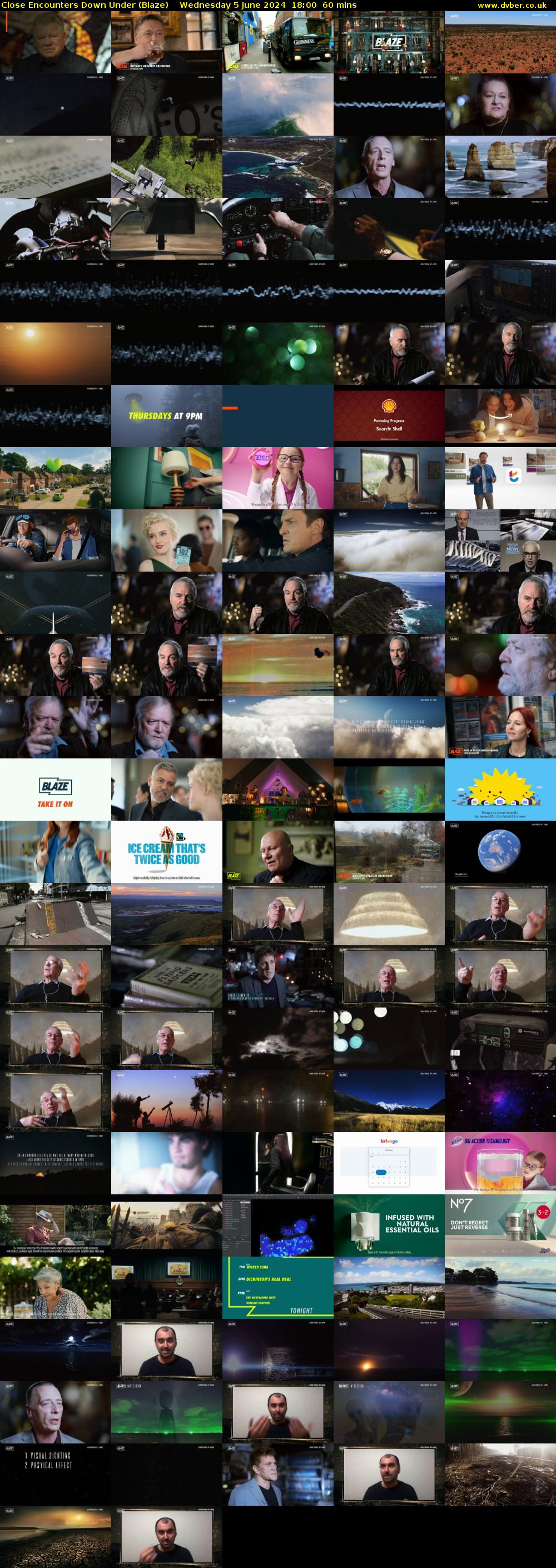 Close Encounters Down Under (Blaze) Wednesday 5 June 2024 18:00 - 19:00