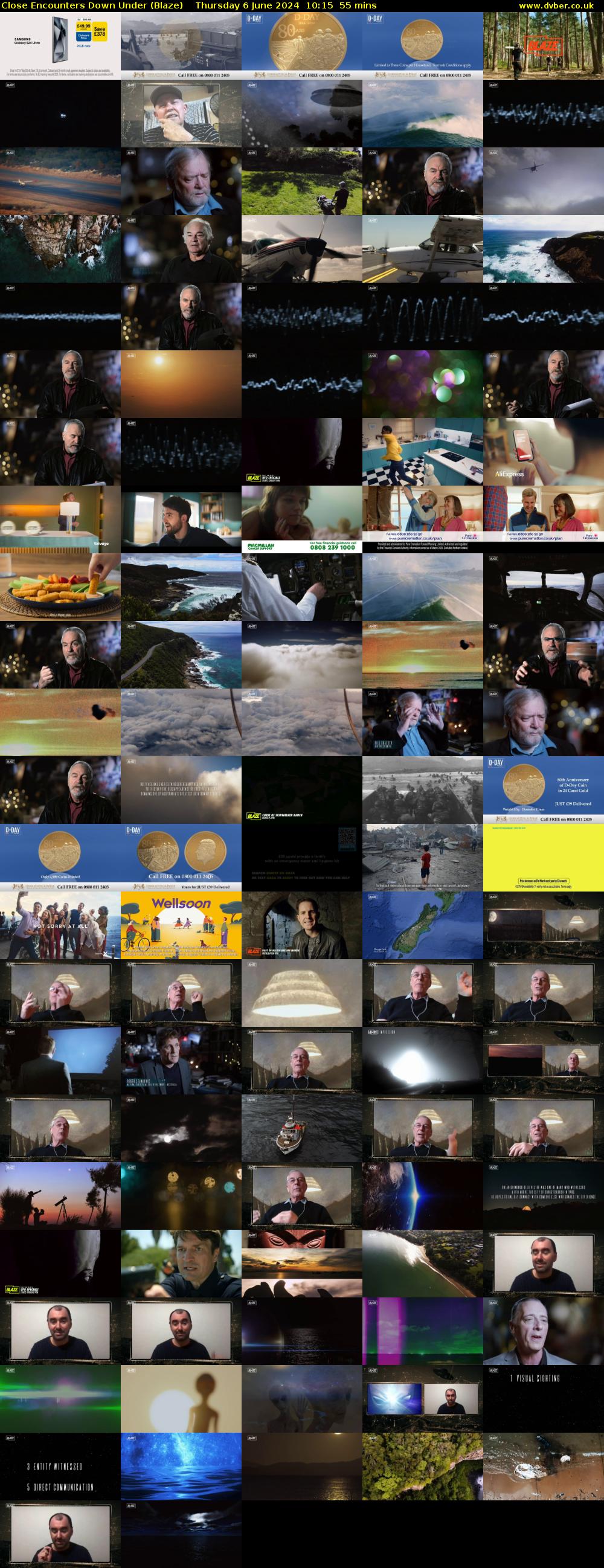 Close Encounters Down Under (Blaze) Thursday 6 June 2024 10:15 - 11:10