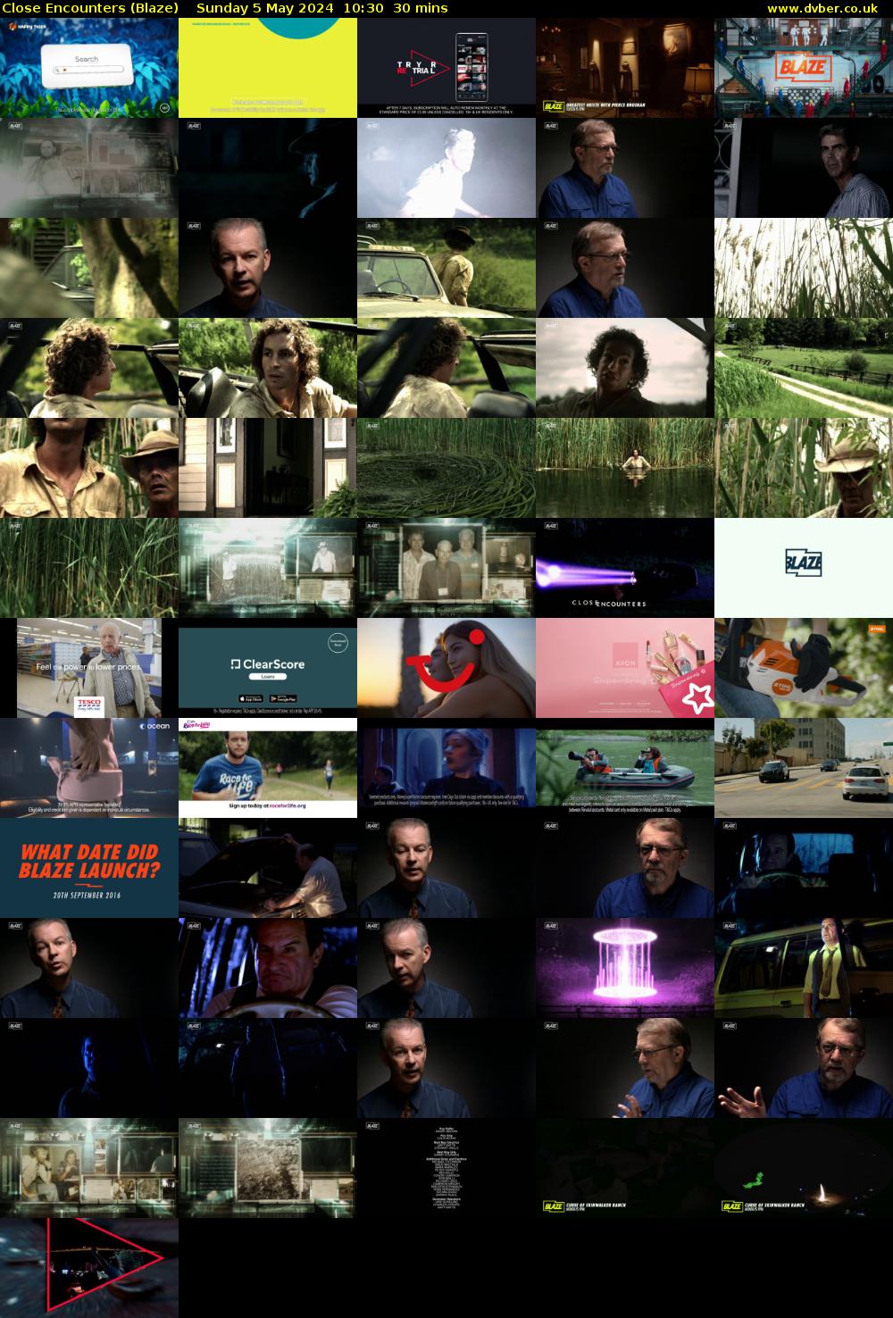 Close Encounters (Blaze) Sunday 5 May 2024 10:30 - 11:00