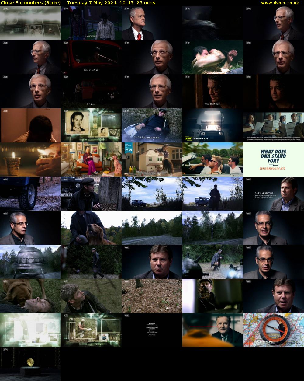 Close Encounters (Blaze) Tuesday 7 May 2024 10:45 - 11:10