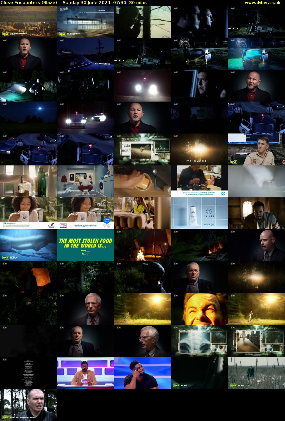 Close Encounters (Blaze) Sunday 30 June 2024 07:30 - 08:00
