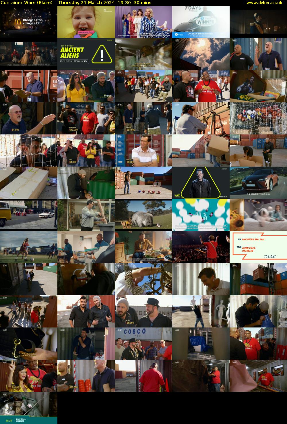 Container Wars (Blaze) Thursday 21 March 2024 19:30 - 20:00
