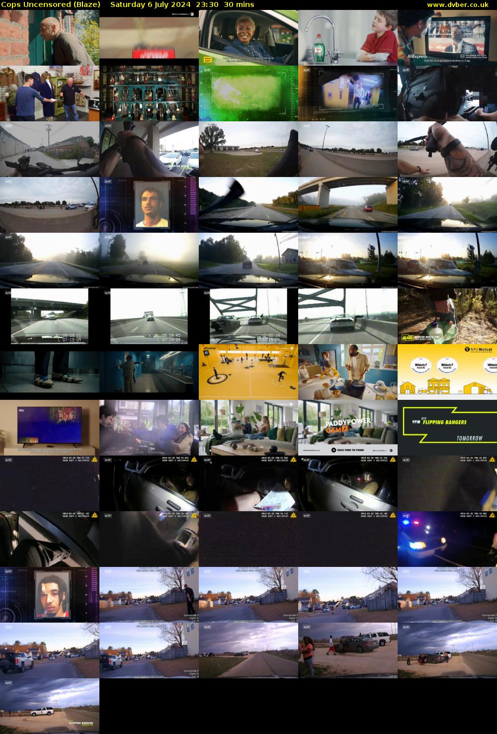 Cops Uncensored (Blaze) Saturday 6 July 2024 23:30 - 00:00