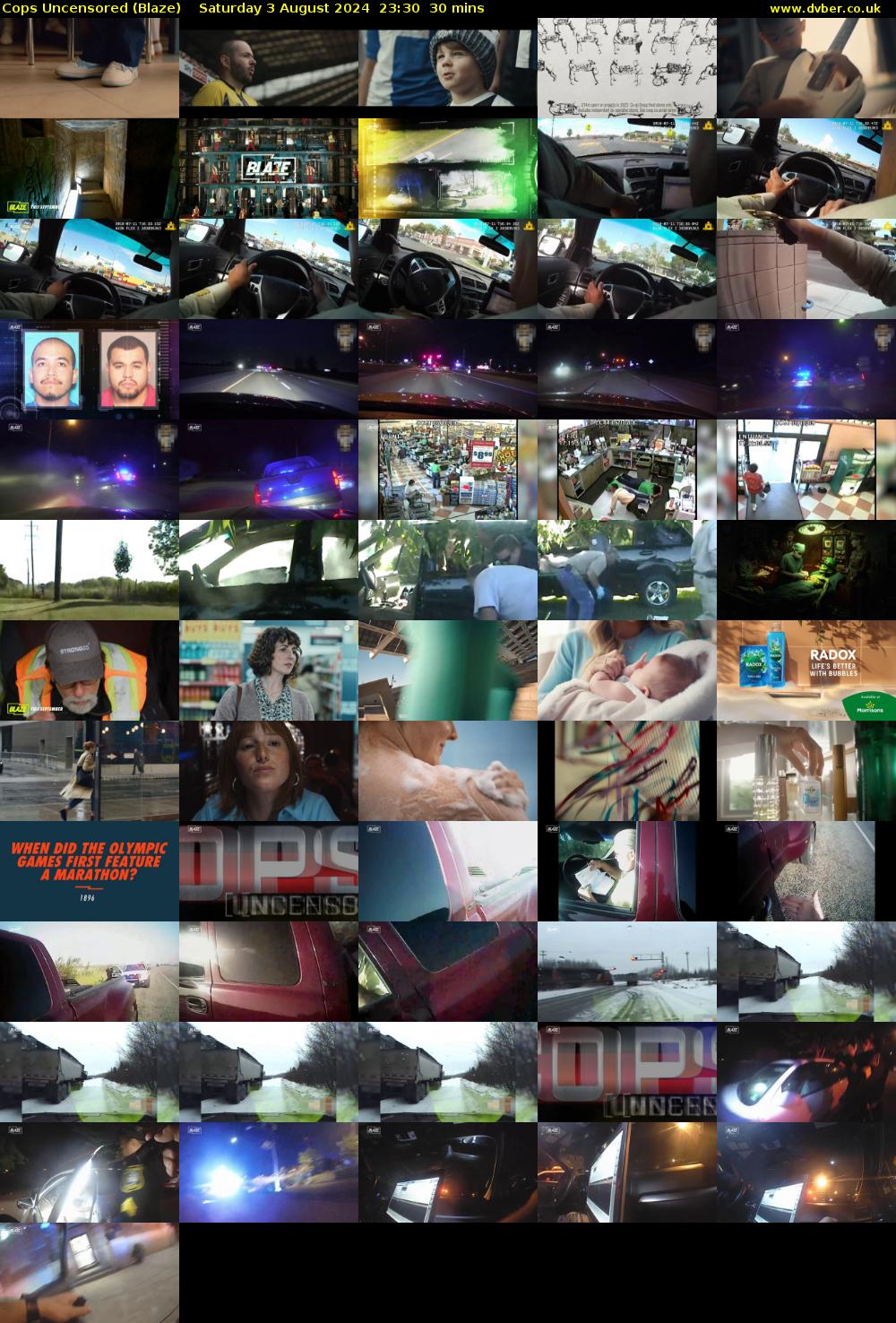 Cops Uncensored (Blaze) Saturday 3 August 2024 23:30 - 00:00
