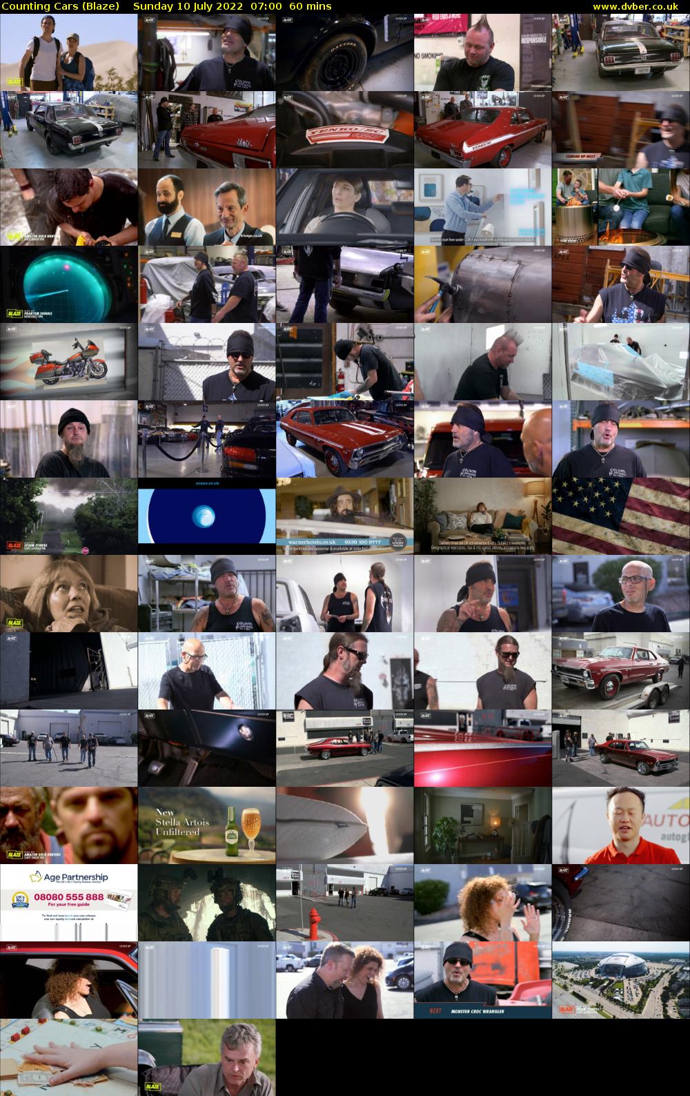 Counting Cars (Blaze) Sunday 10 July 2022 07:00 - 08:00