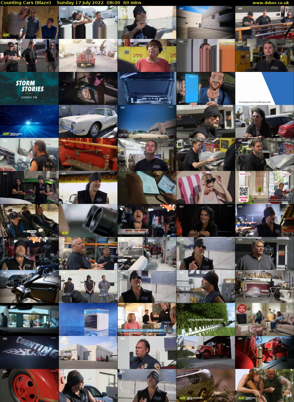 Counting Cars (Blaze) Sunday 17 July 2022 08:00 - 09:00