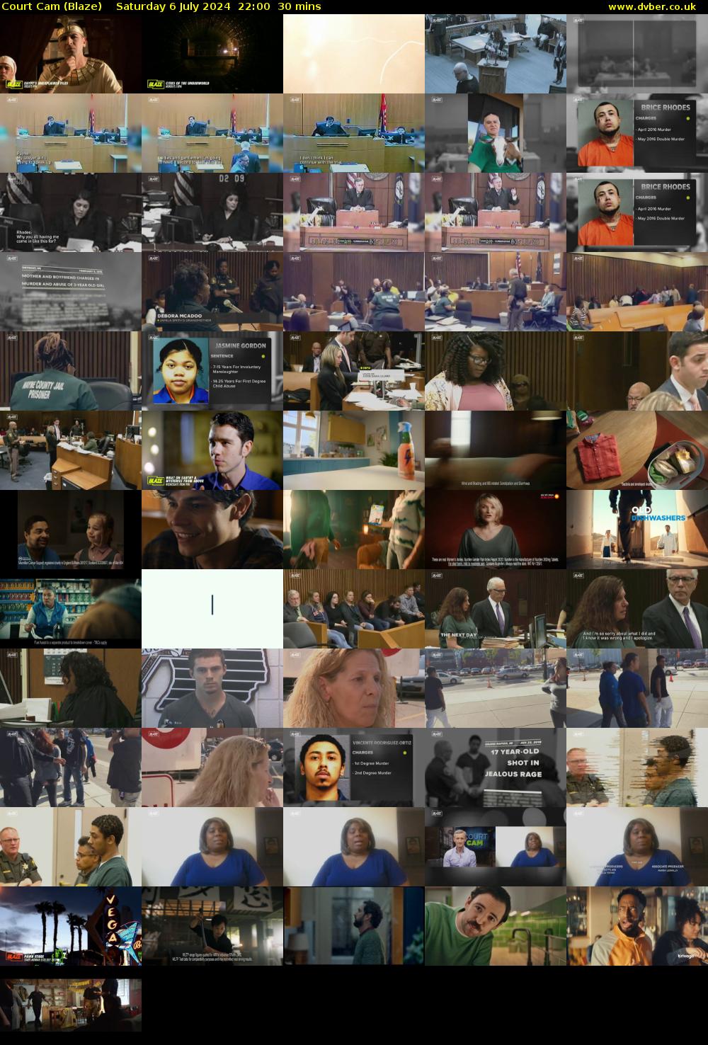 Court Cam (Blaze) Saturday 6 July 2024 22:00 - 22:30