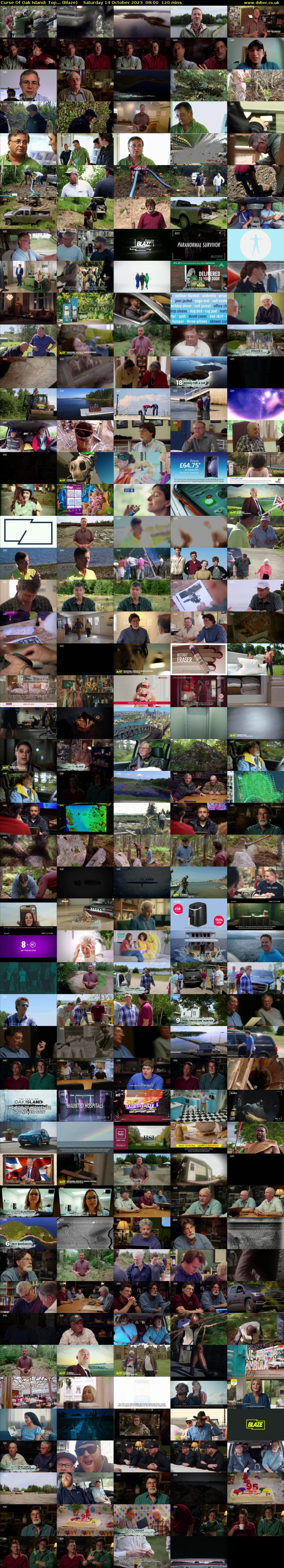 Curse Of Oak Island: Top... (Blaze) Saturday 14 October 2023 08:00 - 10:00