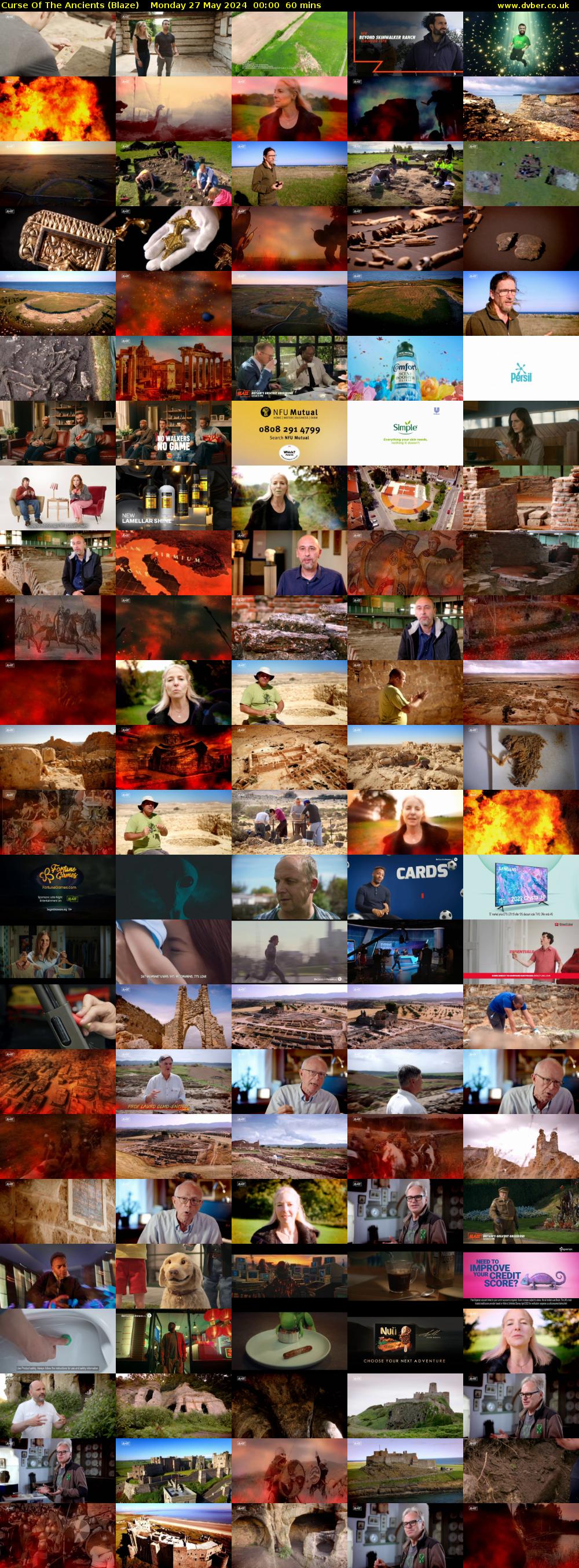 Curse Of The Ancients (Blaze) Monday 27 May 2024 00:00 - 01:00