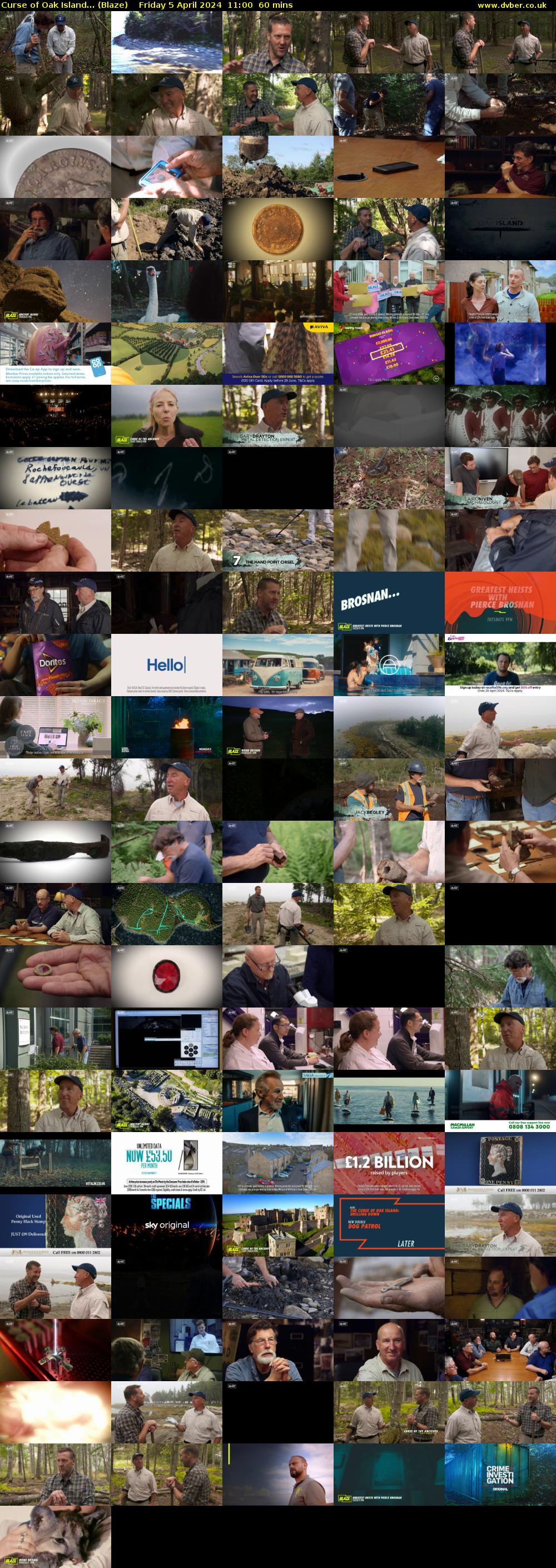 Curse of Oak Island... (Blaze) Friday 5 April 2024 11:00 - 12:00