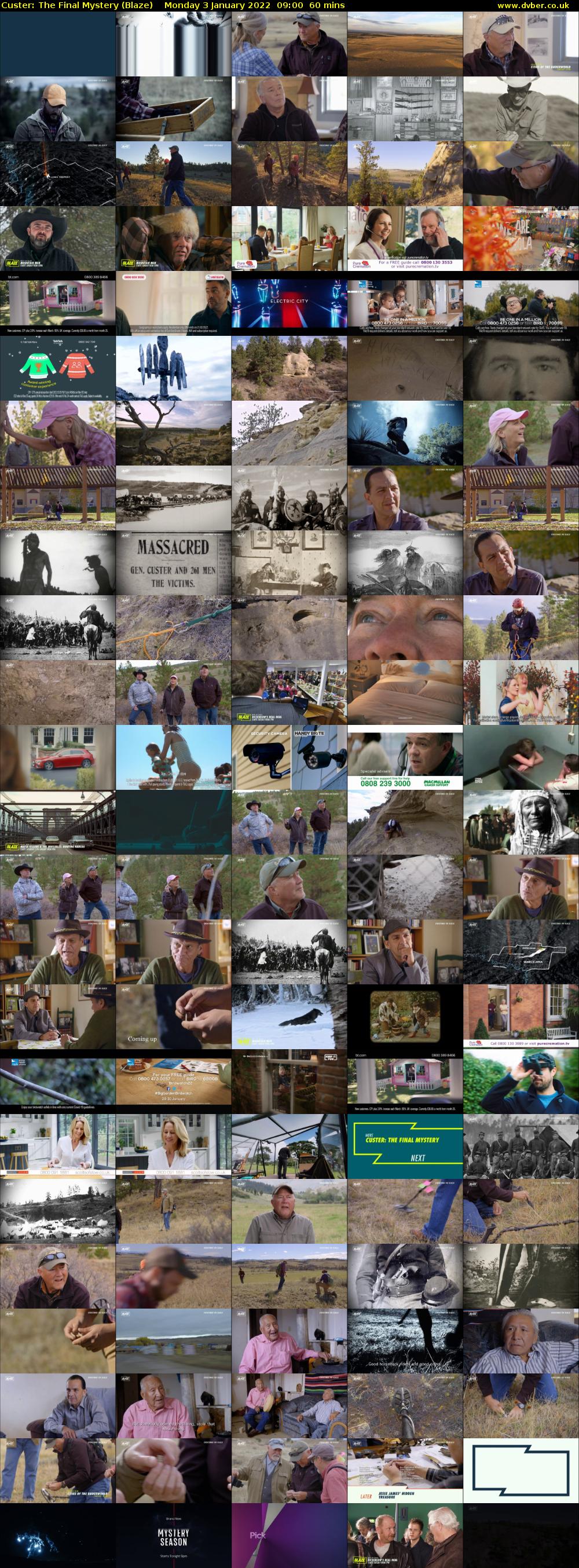Custer: The Final Mystery (Blaze) Monday 3 January 2022 09:00 - 10:00