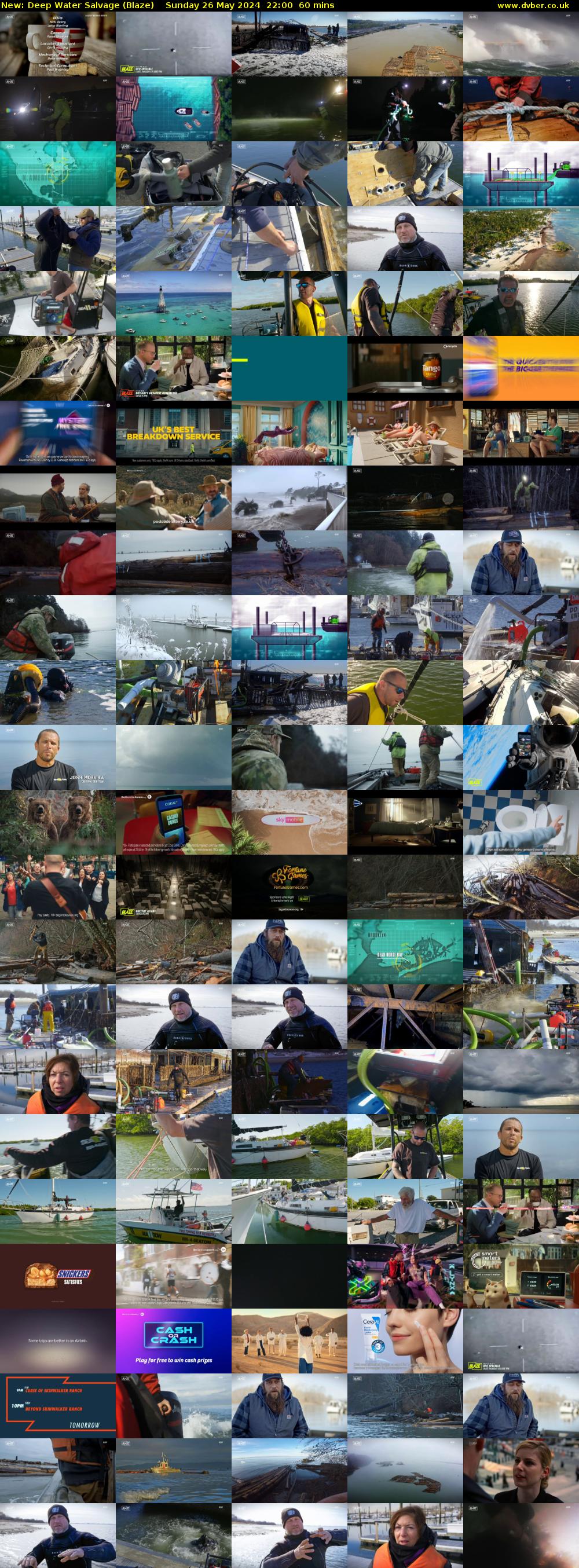 Deep Water Salvage (Blaze) Sunday 26 May 2024 22:00 - 23:00