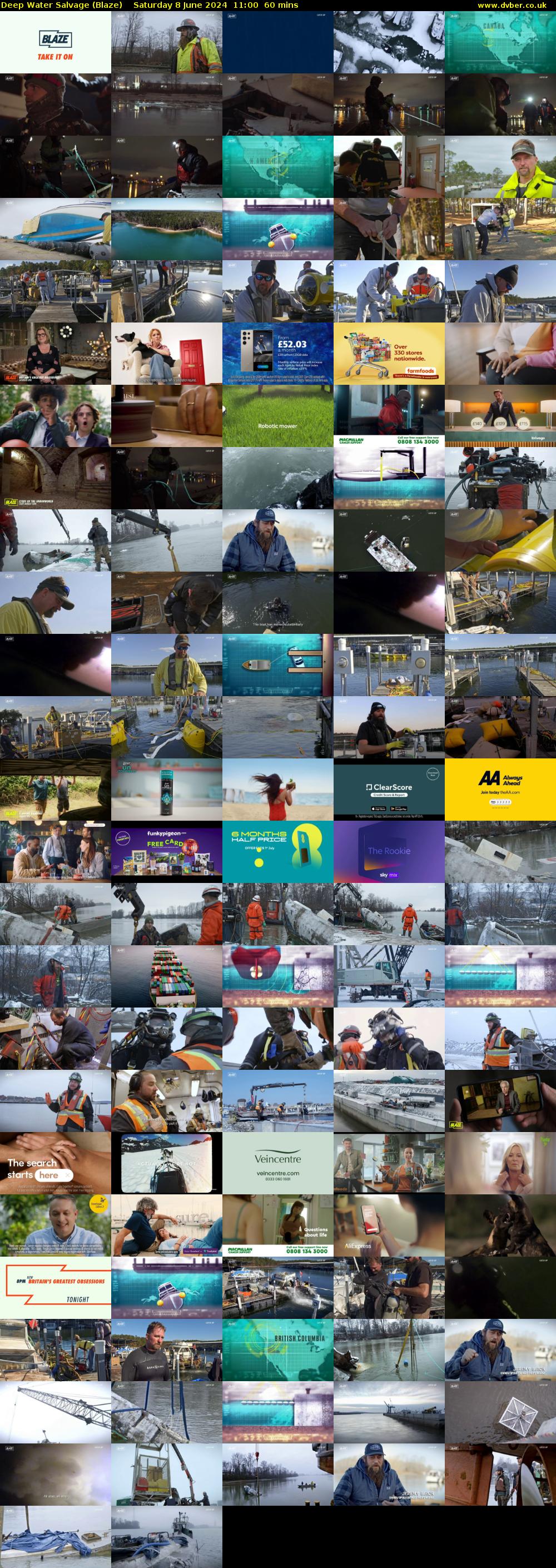 Deep Water Salvage (Blaze) Saturday 8 June 2024 11:00 - 12:00