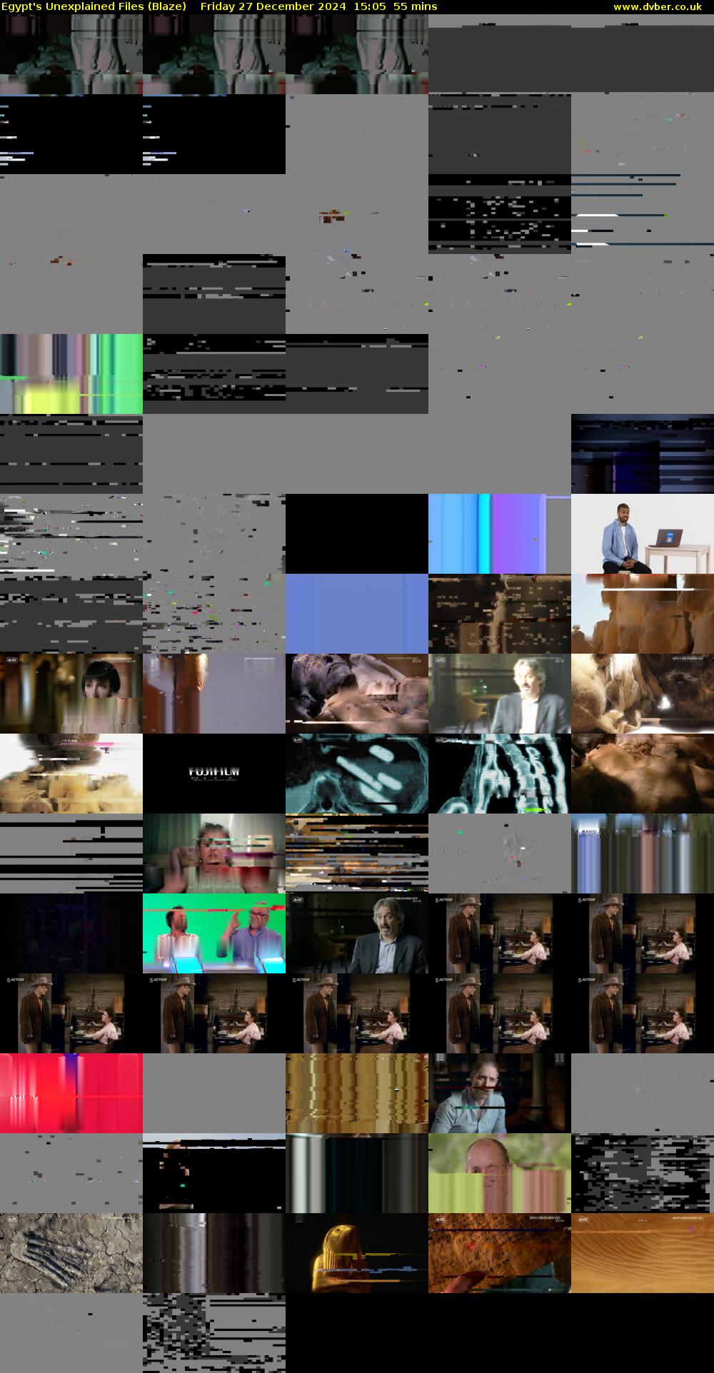 Egypt's Unexplained Files (Blaze) Friday 27 December 2024 15:05 - 16:00