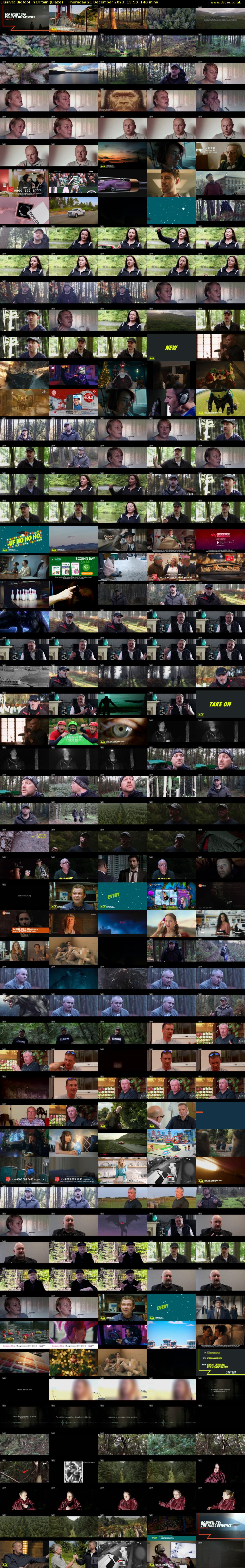 Elusive: Bigfoot in Britain (Blaze) Thursday 21 December 2023 13:50 - 16:10