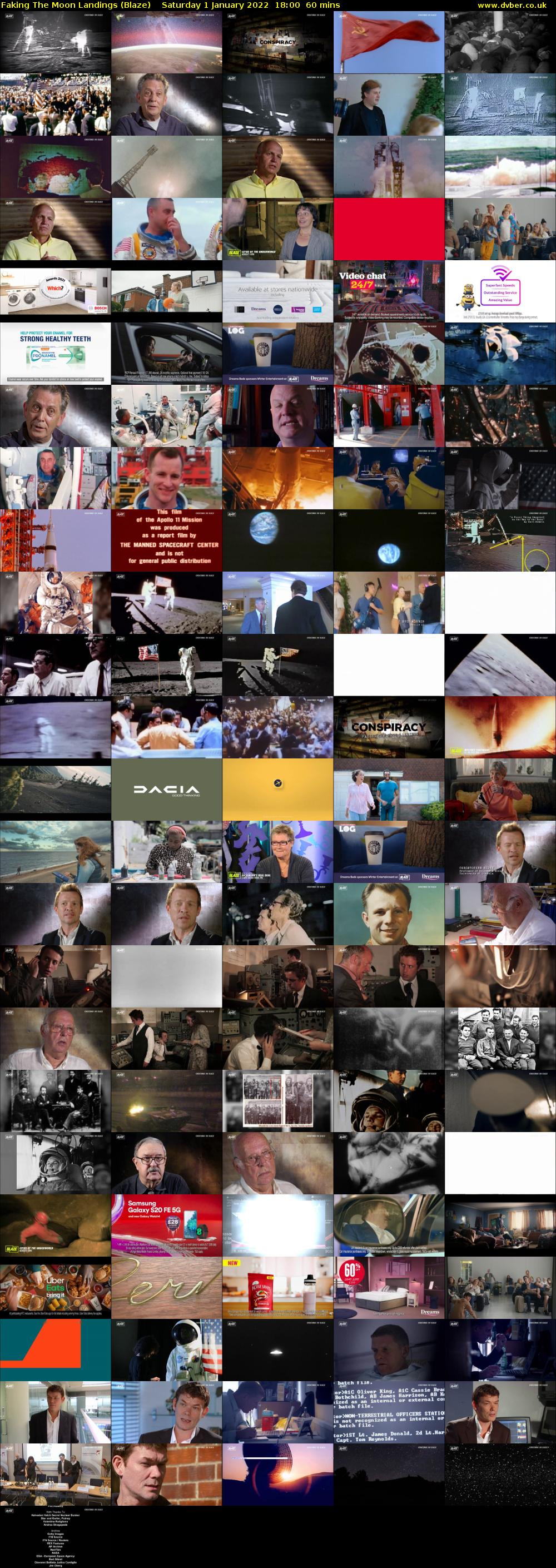 Faking The Moon Landings (Blaze) Saturday 1 January 2022 18:00 - 19:00