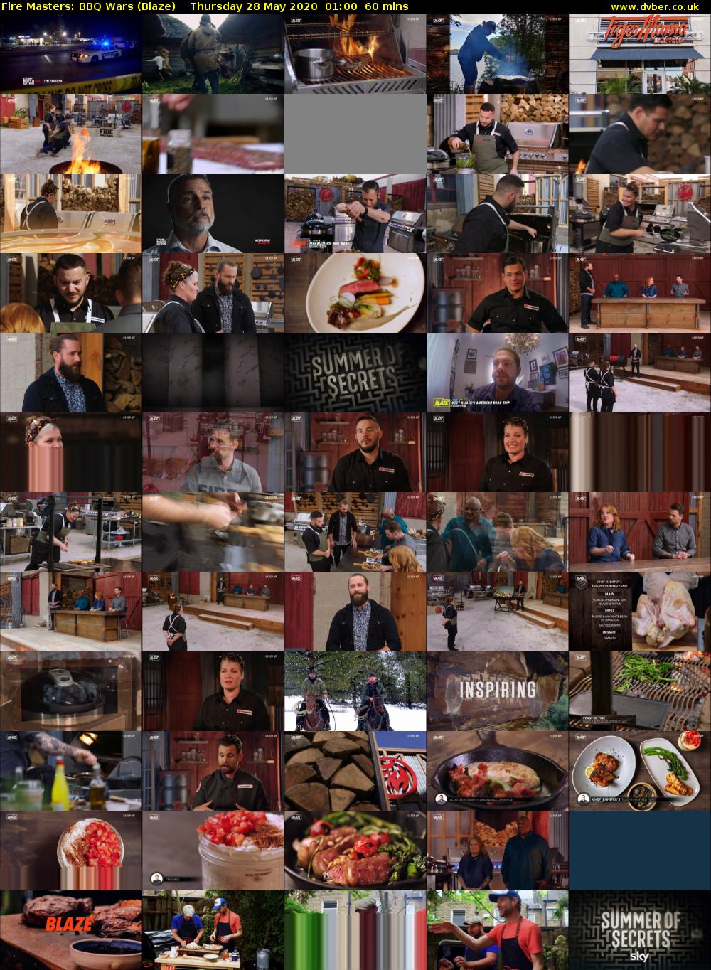 Fire Masters: BBQ Wars (Blaze) Thursday 28 May 2020 01:00 - 02:00