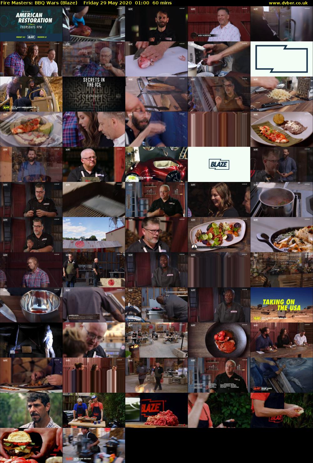 Fire Masters: BBQ Wars (Blaze) Friday 29 May 2020 01:00 - 02:00