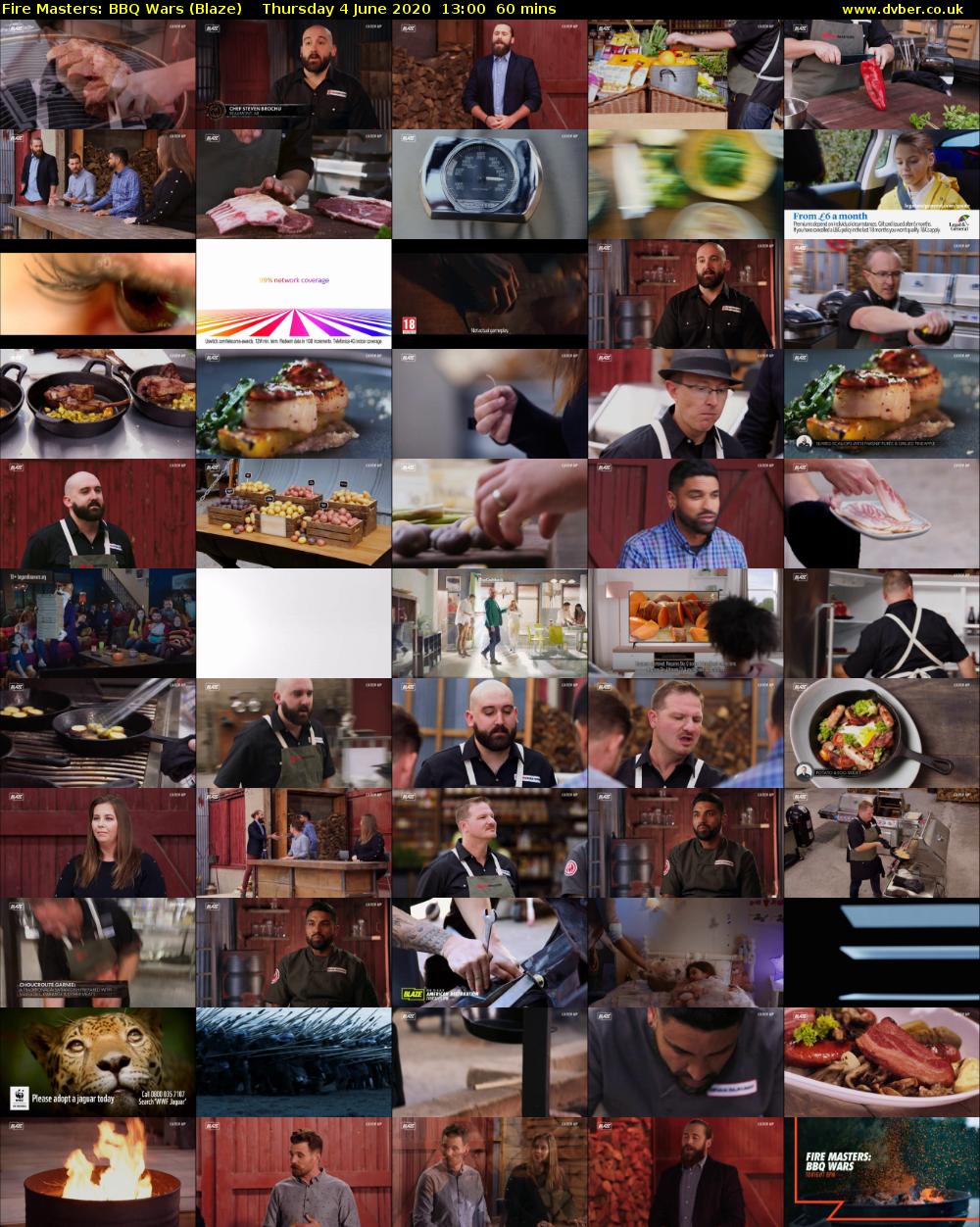 Fire Masters: BBQ Wars (Blaze) Thursday 4 June 2020 13:00 - 14:00