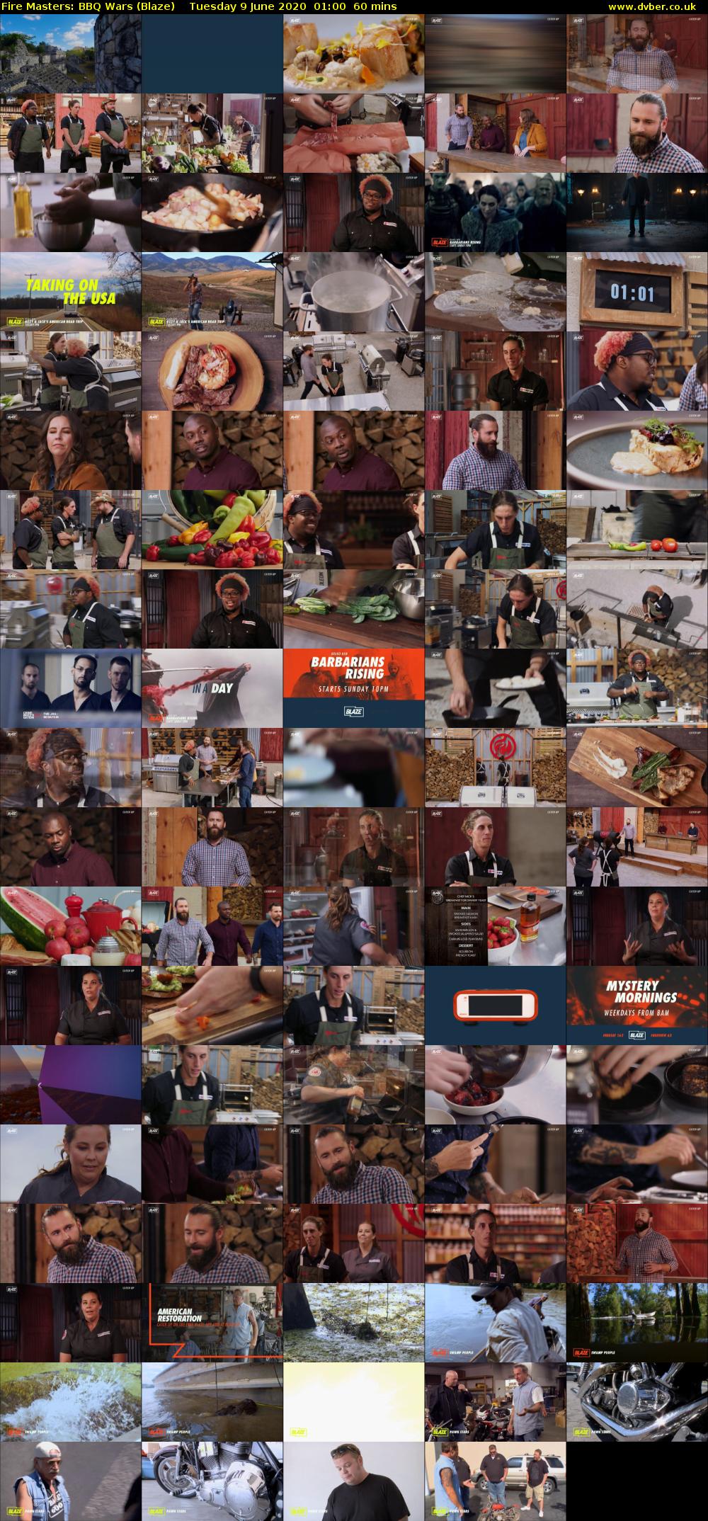 Fire Masters: BBQ Wars (Blaze) Tuesday 9 June 2020 01:00 - 02:00