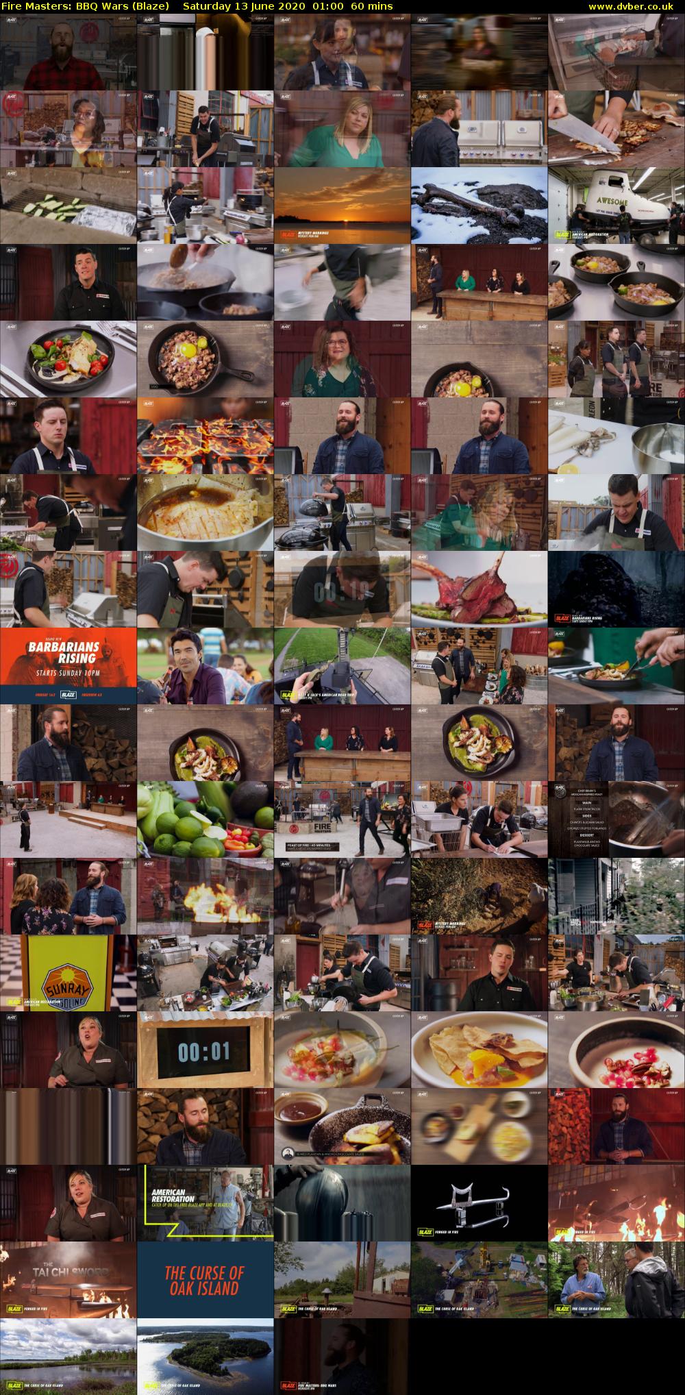 Fire Masters: BBQ Wars (Blaze) Saturday 13 June 2020 01:00 - 02:00