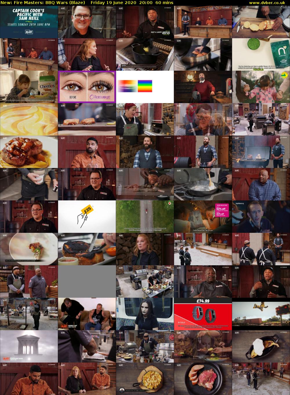 Fire Masters: BBQ Wars (Blaze) Friday 19 June 2020 20:00 - 21:00
