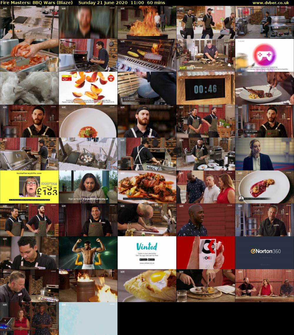 Fire Masters: BBQ Wars (Blaze) Sunday 21 June 2020 11:00 - 12:00