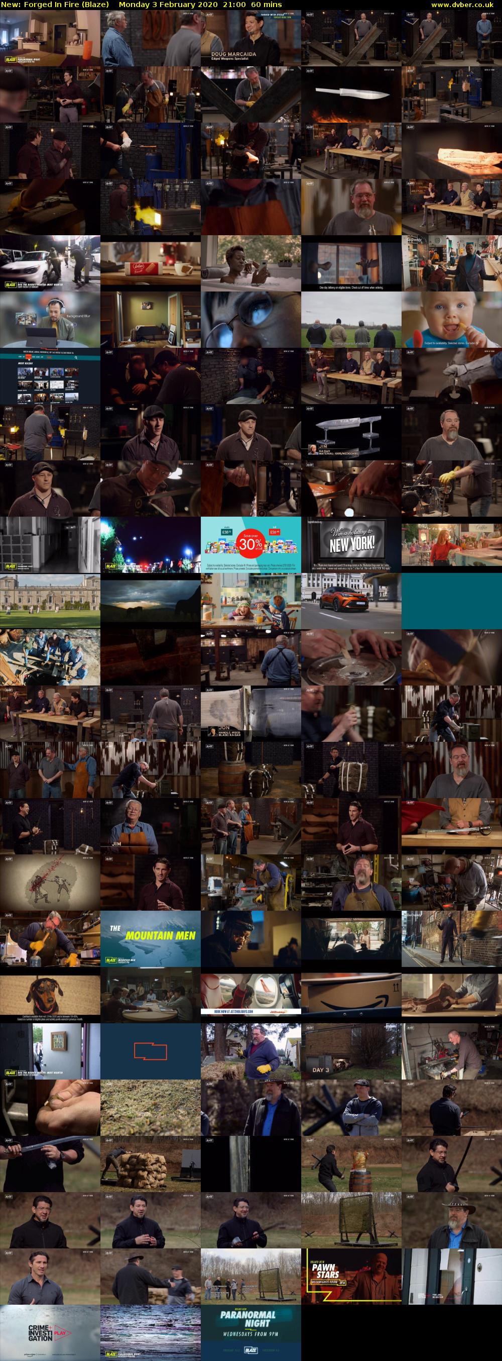Forged In Fire (Blaze) Monday 3 February 2020 21:00 - 22:00