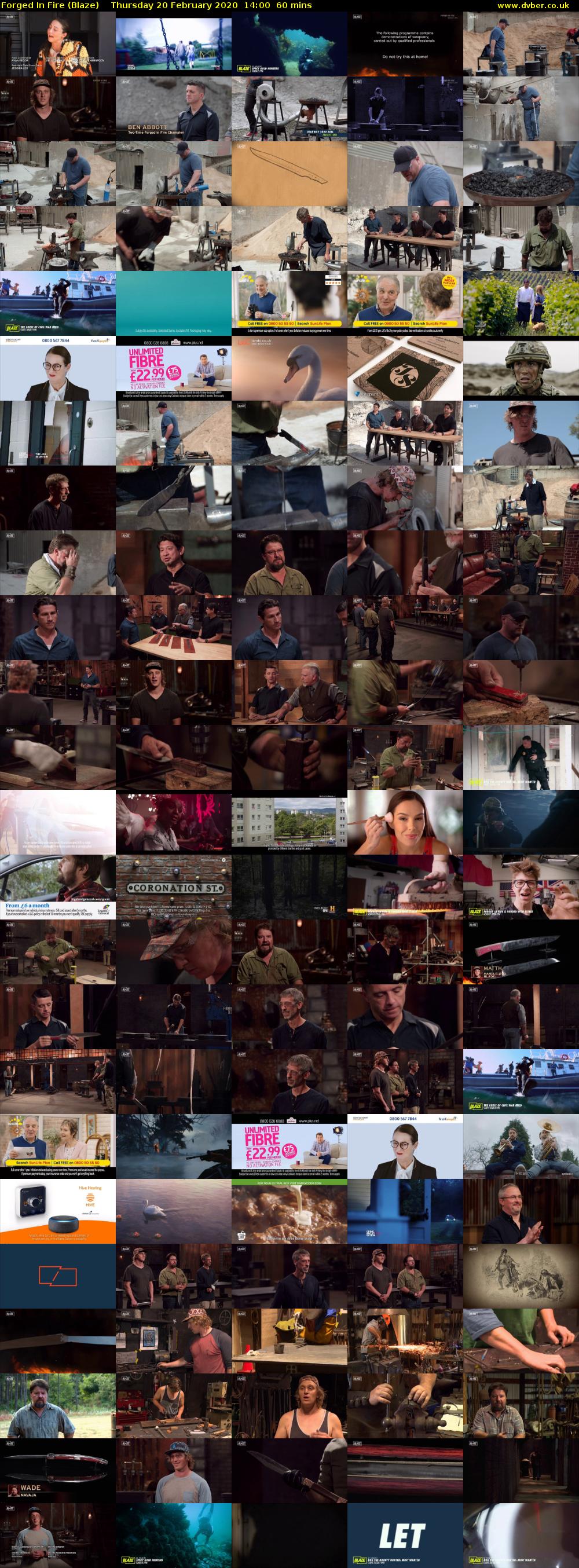 Forged In Fire (Blaze) Thursday 20 February 2020 14:00 - 15:00