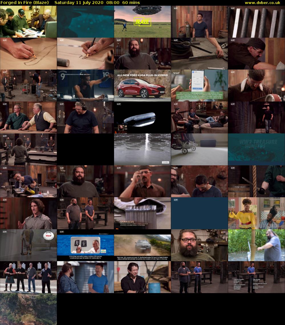 Forged In Fire (Blaze) Saturday 11 July 2020 08:00 - 09:00