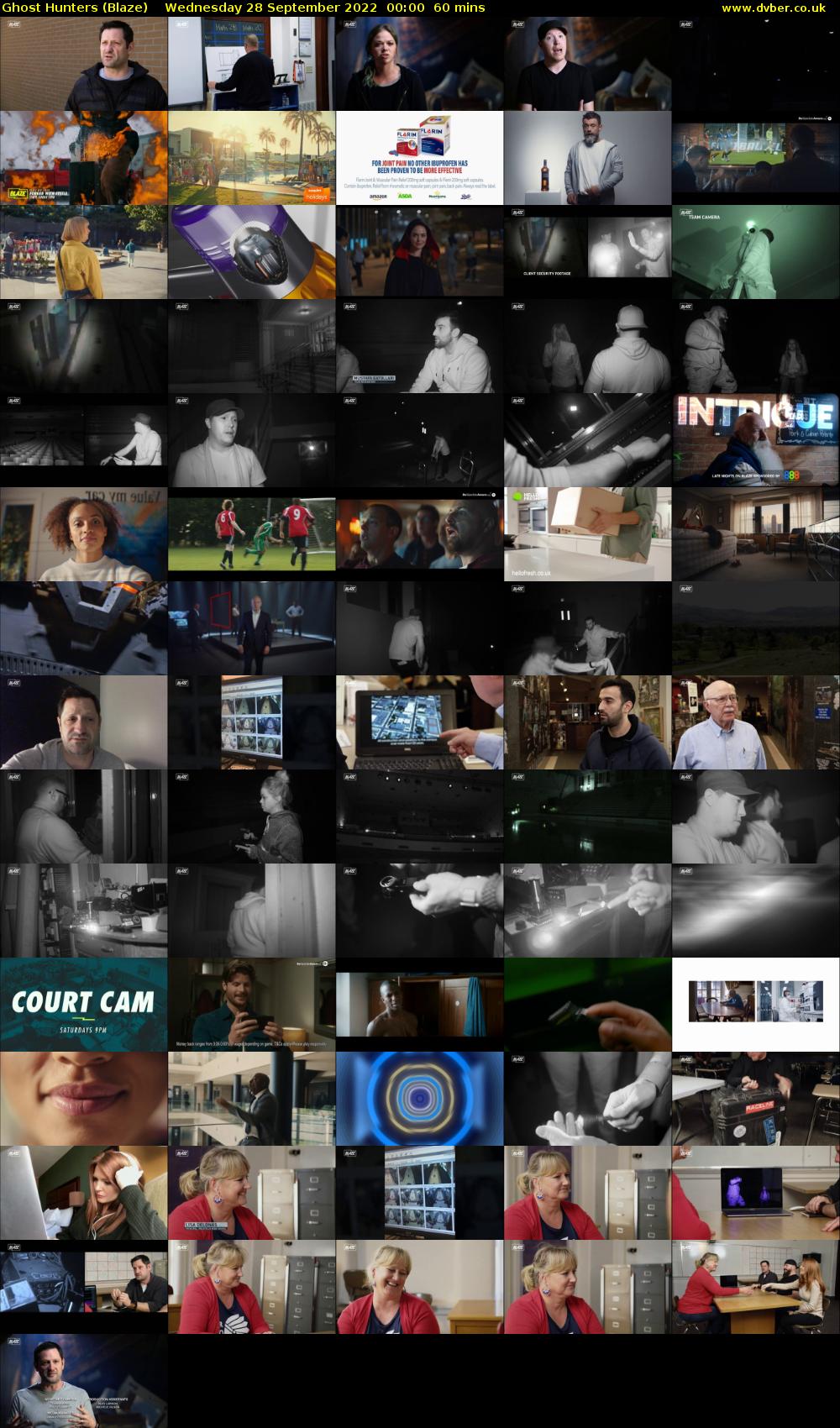 Ghost Hunters (Blaze) Wednesday 28 September 2022 00:00 - 01:00