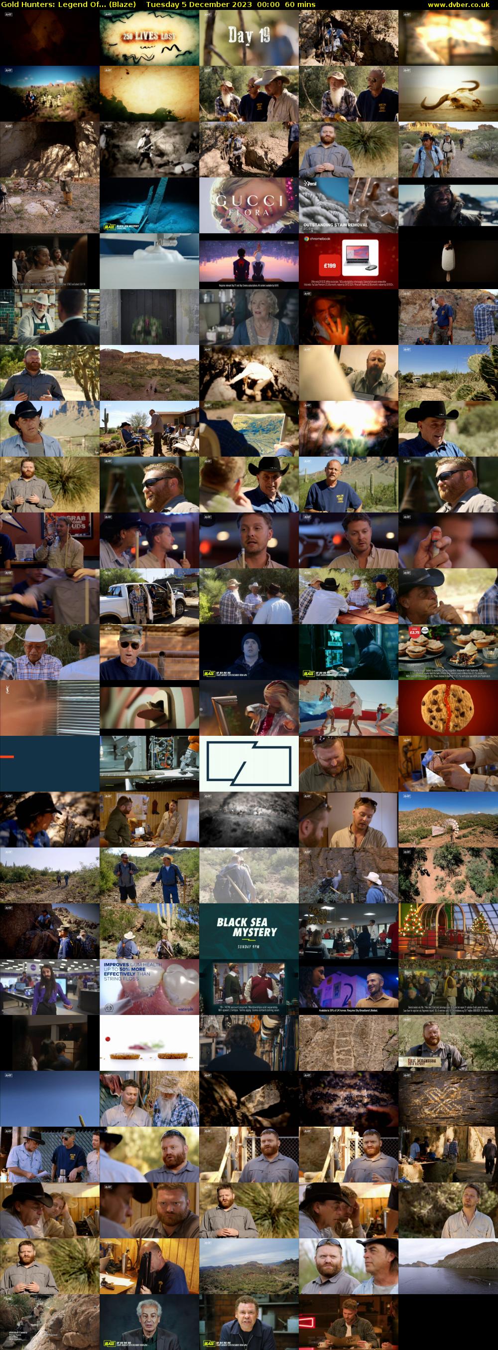 Gold Hunters: Legend Of... (Blaze) Tuesday 5 December 2023 00:00 - 01:00