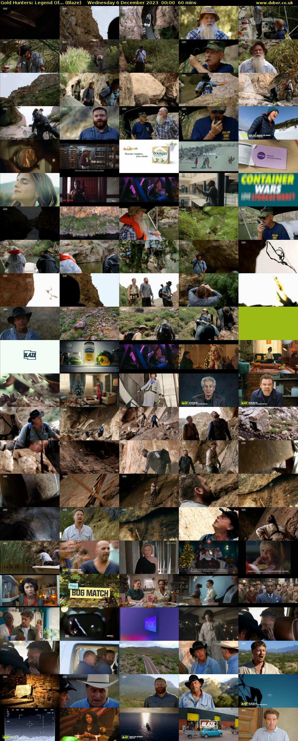 Gold Hunters: Legend Of... (Blaze) Wednesday 6 December 2023 00:00 - 01:00