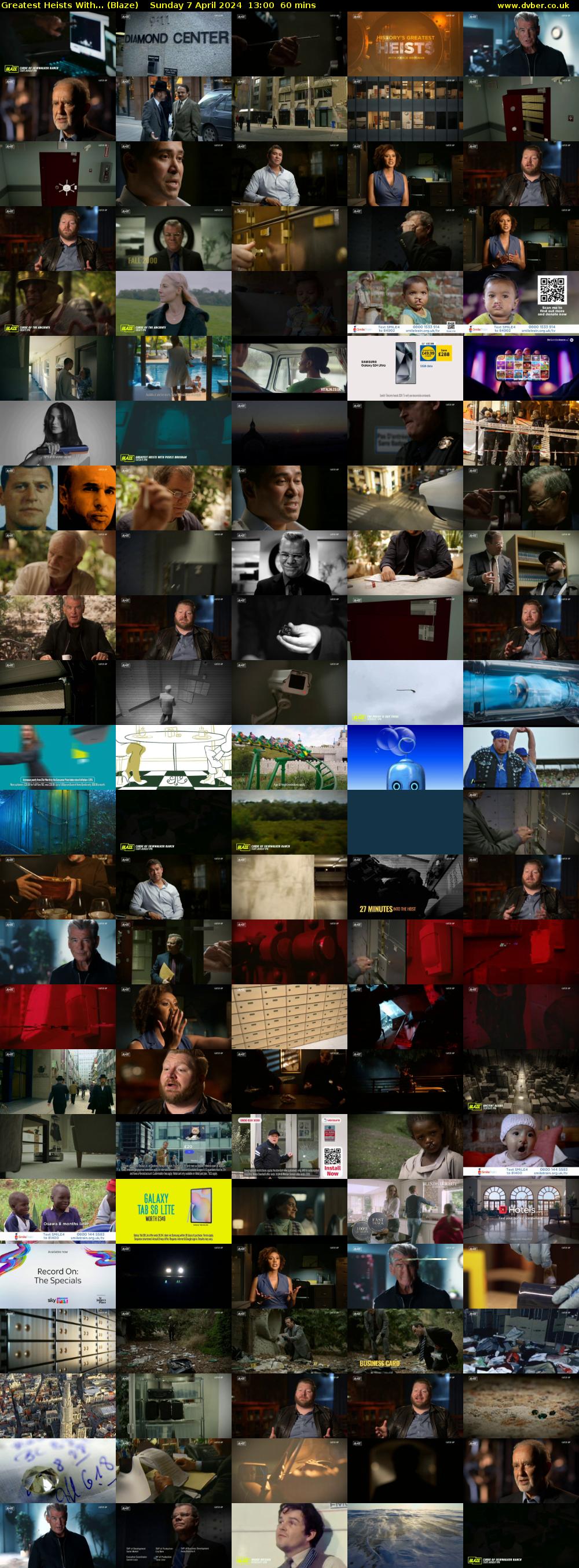 Greatest Heists With... (Blaze) Sunday 7 April 2024 13:00 - 14:00